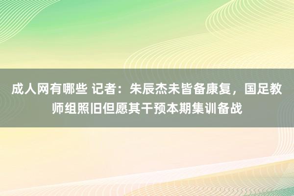 成人网有哪些 记者：朱辰杰未皆备康复，国足教师组照旧但愿其干预本期集训备战