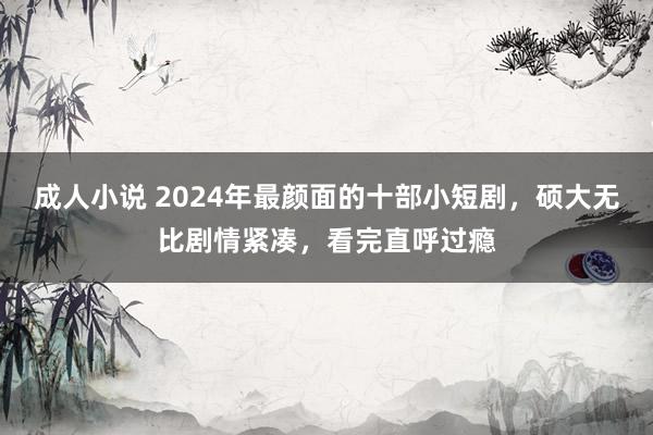 成人小说 2024年最颜面的十部小短剧，硕大无比剧情紧凑，看完直呼过瘾