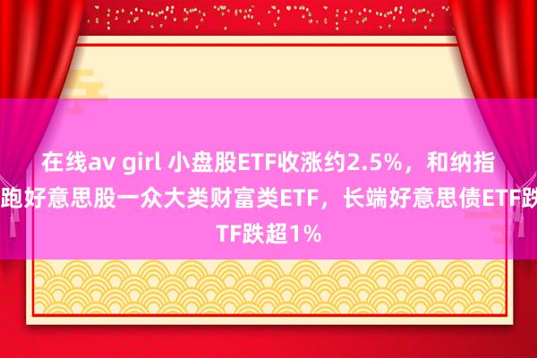 在线av girl 小盘股ETF收涨约2.5%，和纳指ETF领跑好意思股一众大类财富类ETF，长端好意思债ETF跌超1%